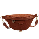 SAC BANANE FEMME CASUAL VELOURS