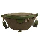 SAC BANANE FEMME CASUAL VELOURS