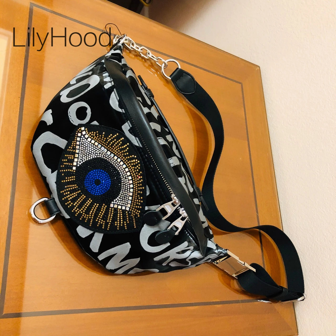 SAC BANANE FEMME OEIL DE PAON