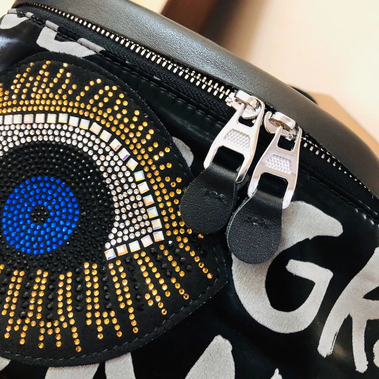 SAC BANANE FEMME OEIL DE PAON