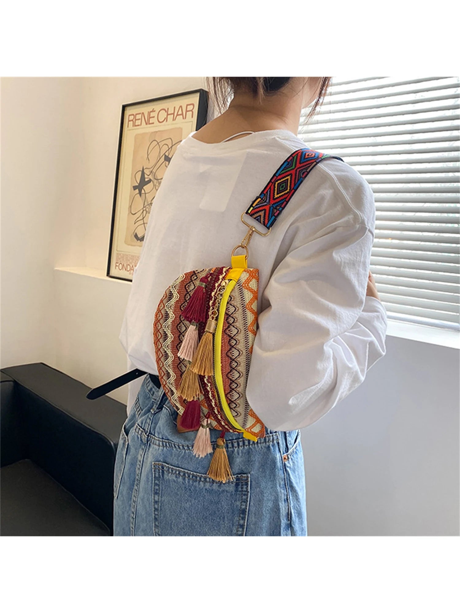 SAC BANANE FEMME HIPPIE BOHEME