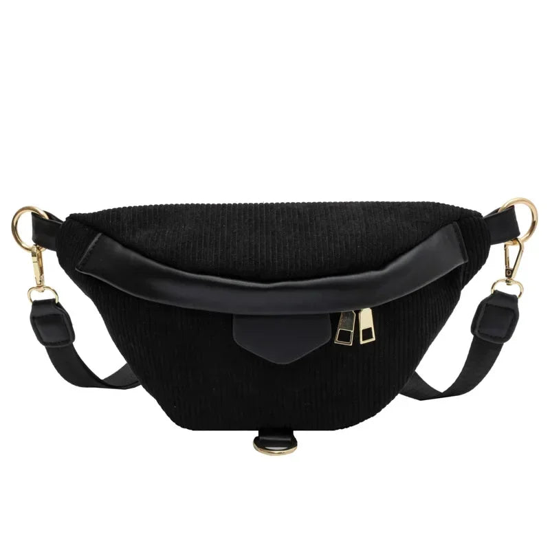 SAC BANANE FEMME CASUAL VELOURS