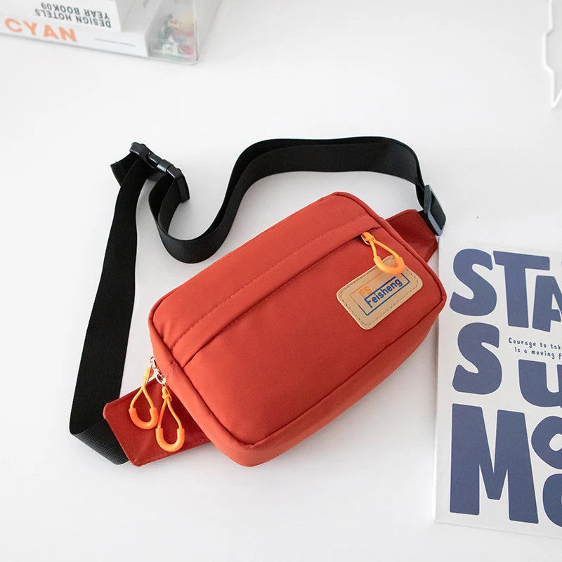 SAC BANANE FEMME Canvas Zipper